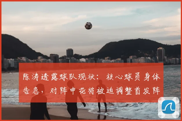 陈涛透露球队现状：核心球员身体告急，对阵申花将被迫调整首发阵容